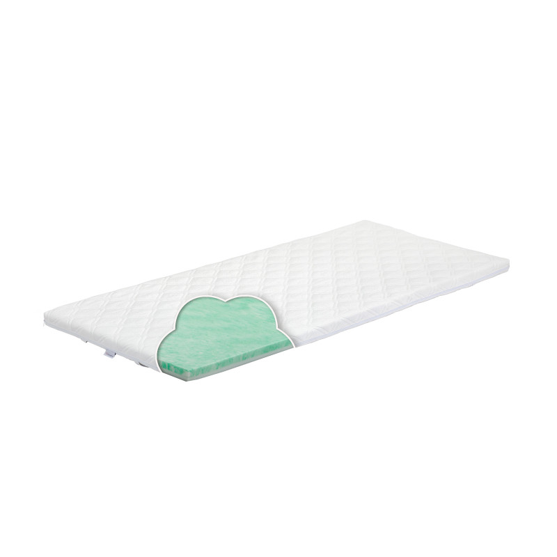 Mattress topper DOMINO VISCO GREEN