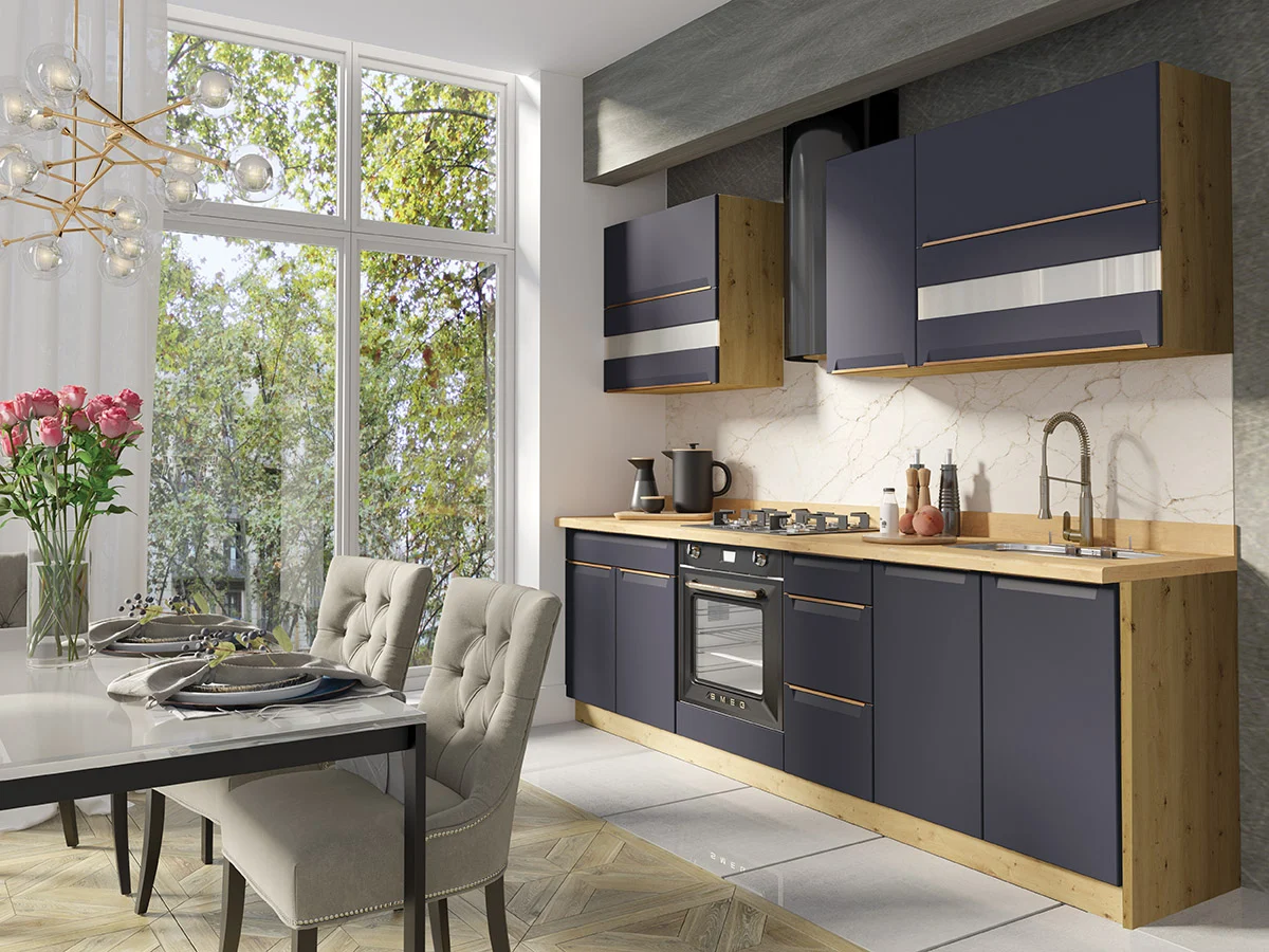 Glamour – Kitchen įrengimo pavyzdys 1