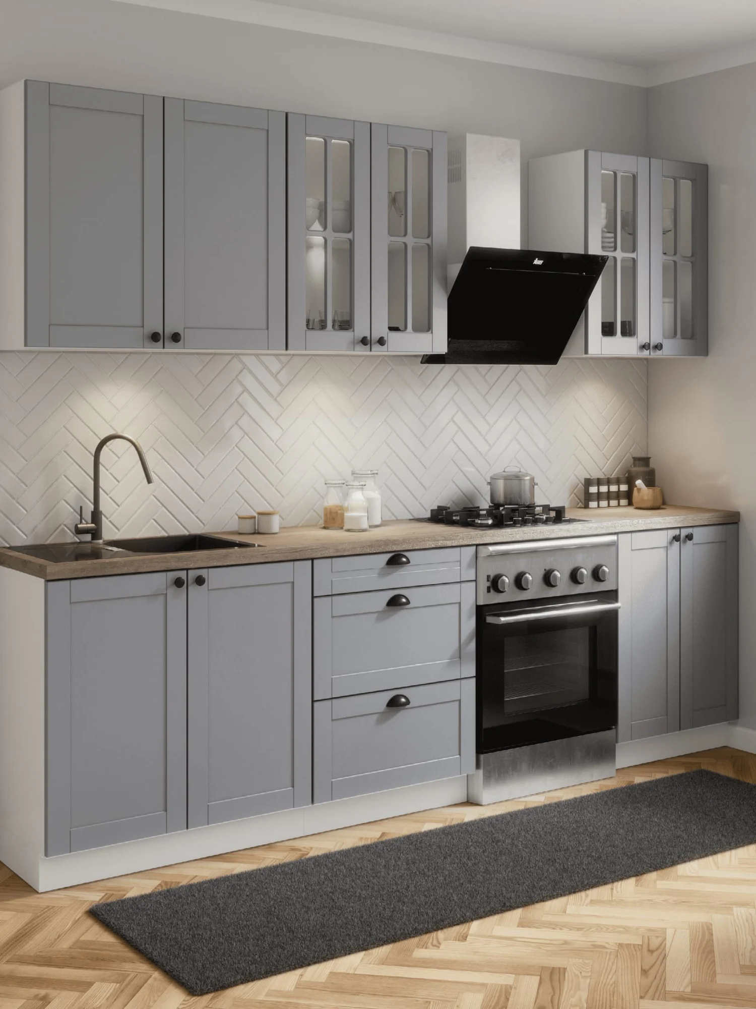 Linea – Kitchen įrengimo pavyzdys 2